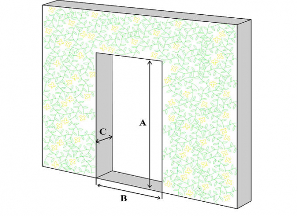 Размеры проемов под входную дверь